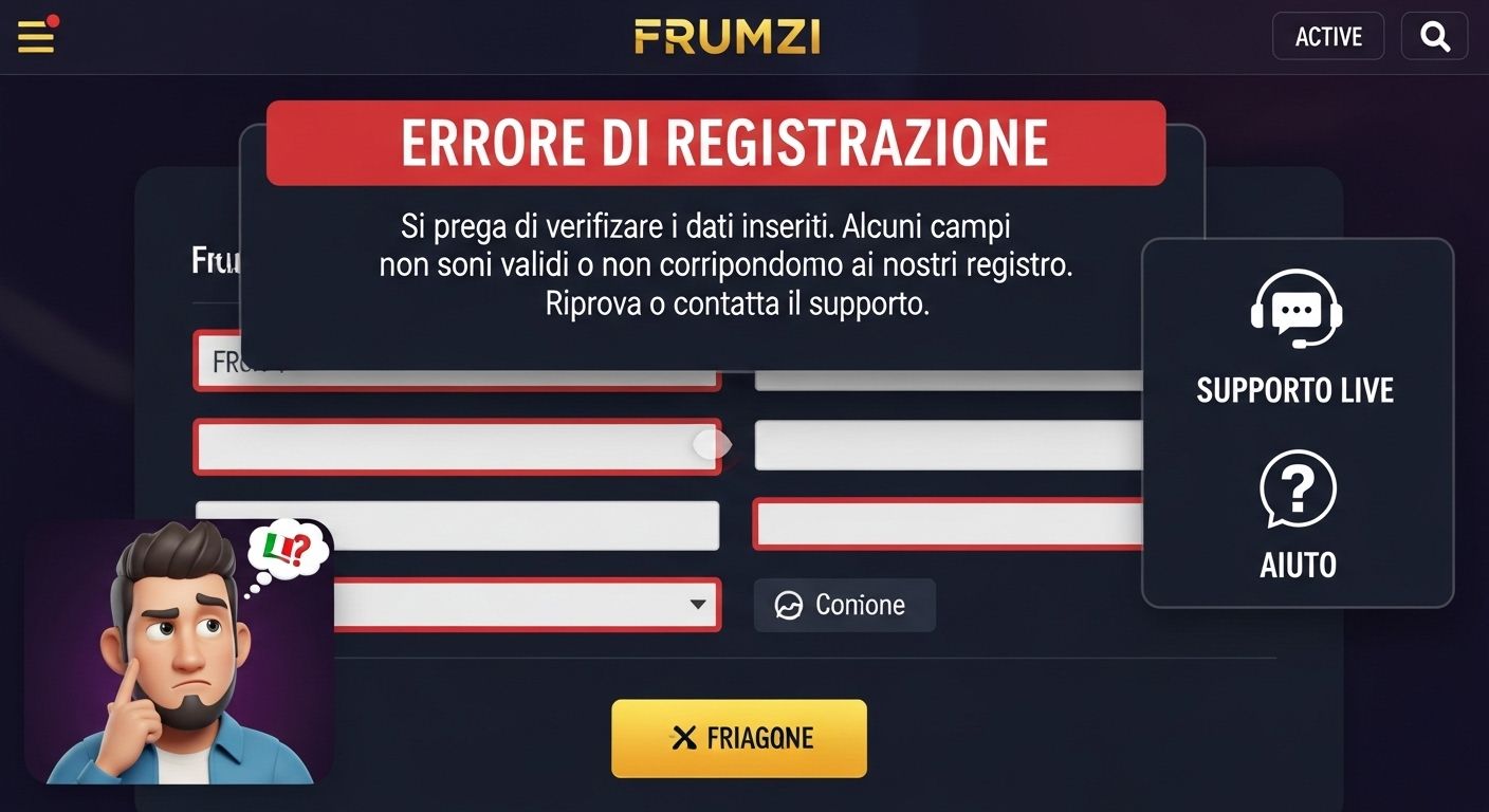 Risoluzione dei problemi di registrazione registration problem